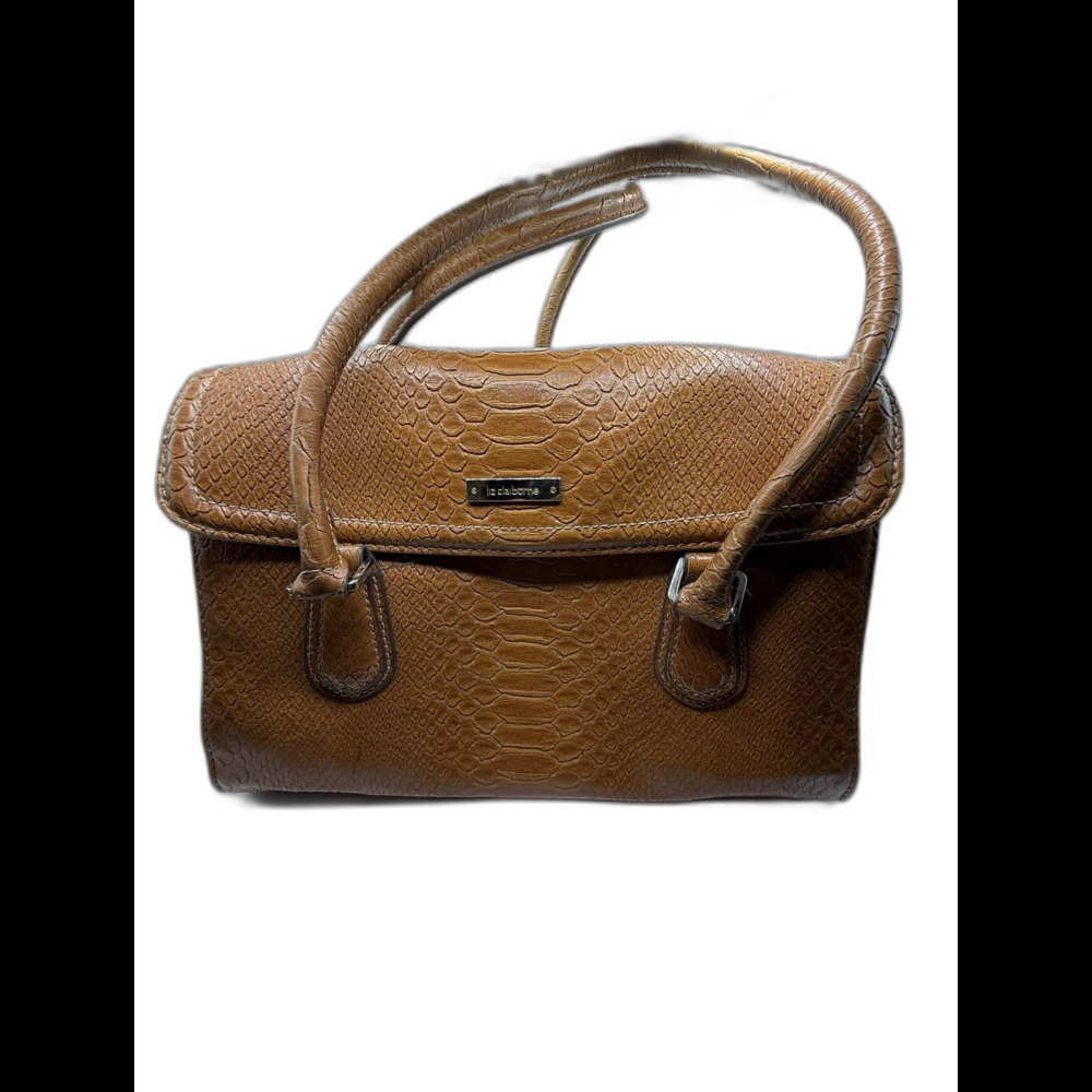 Vintage Liz Clairbon Faux Snakeskin Y2K-era style bag